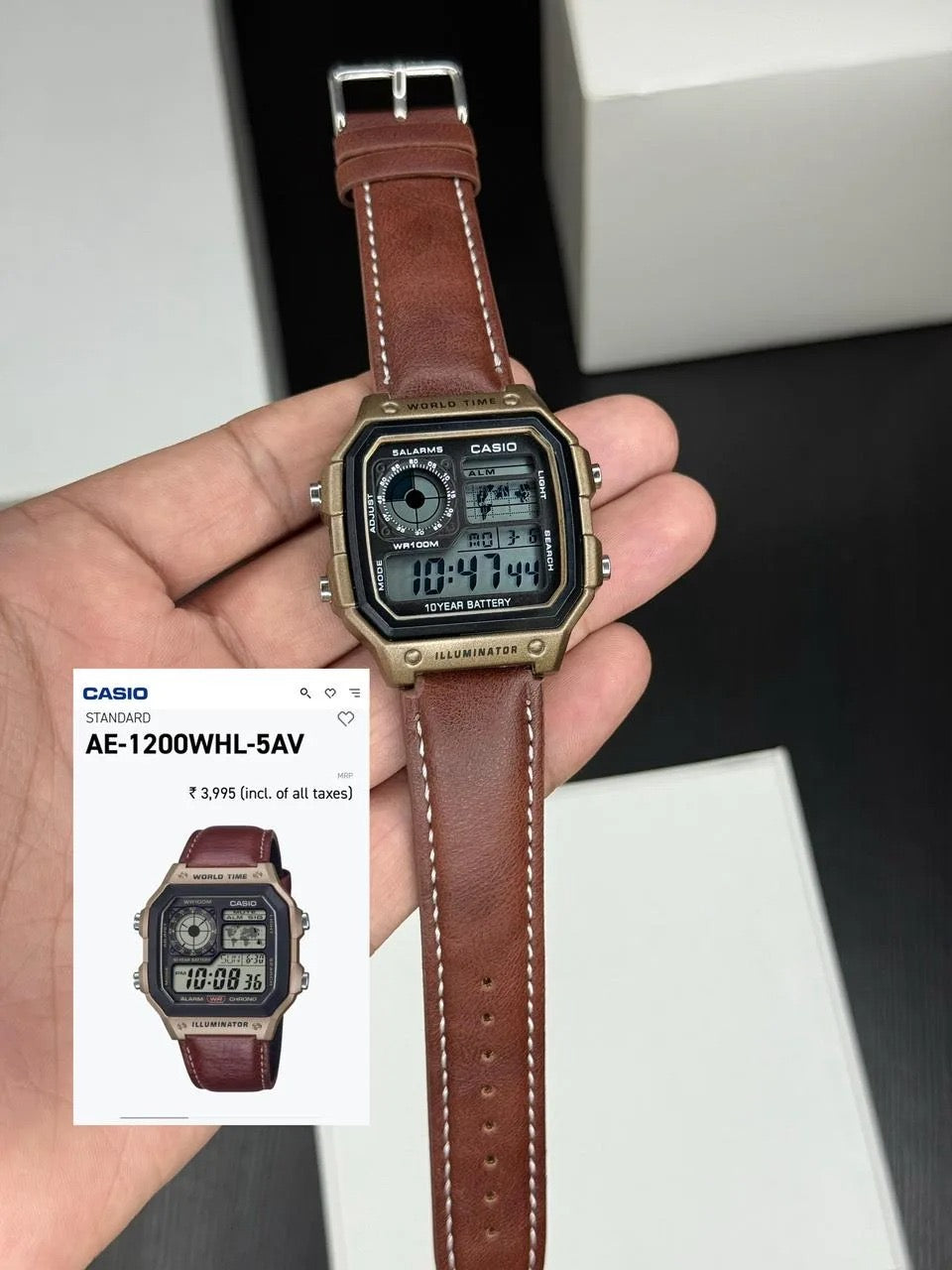 Casio illuminator