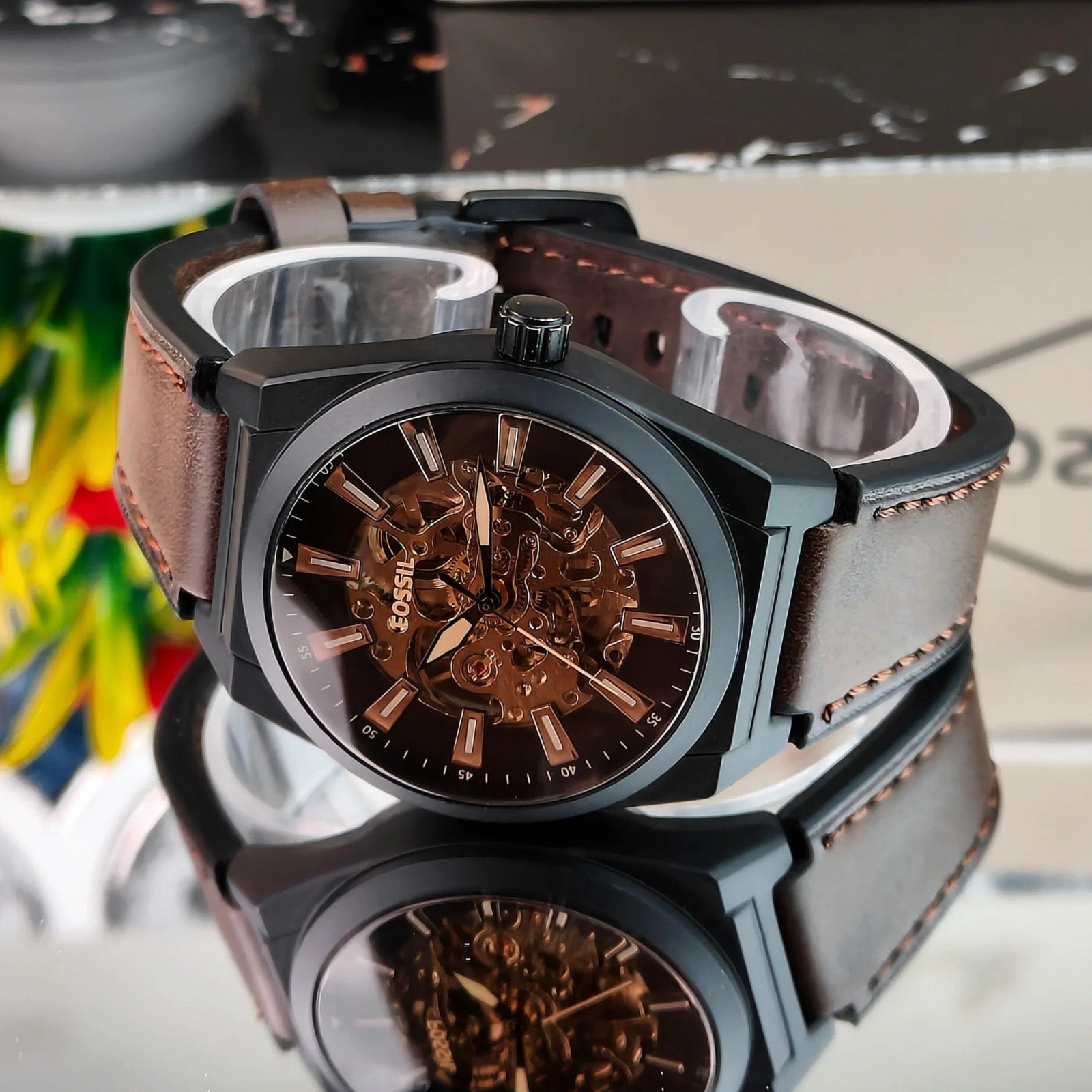 Fossil Everett Open Heart Automatic