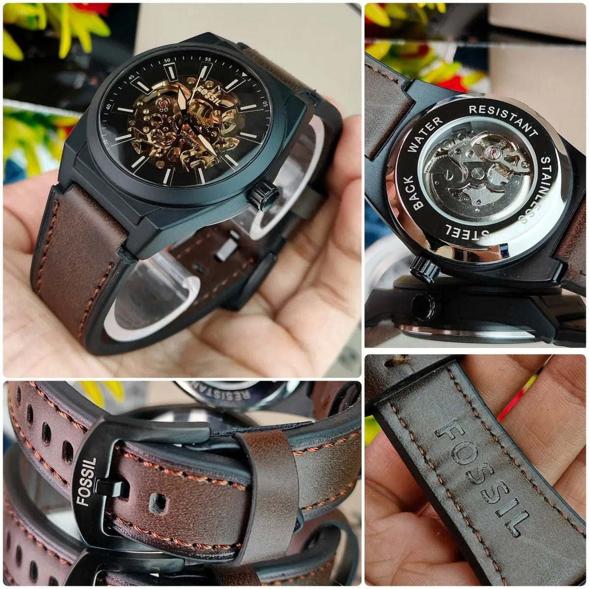 Fossil Everett Open Heart Automatic