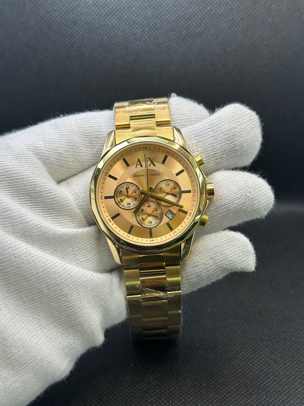 Armanii chrono gold