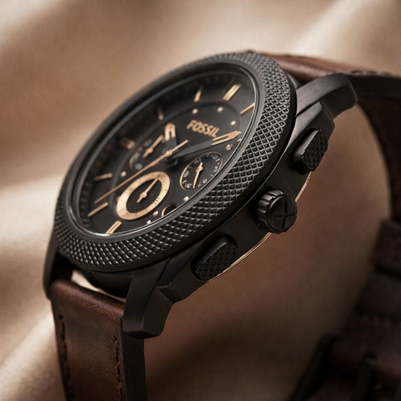 PhagwaraWatch Fossil FS4656 Leather (Chronograph Watch)