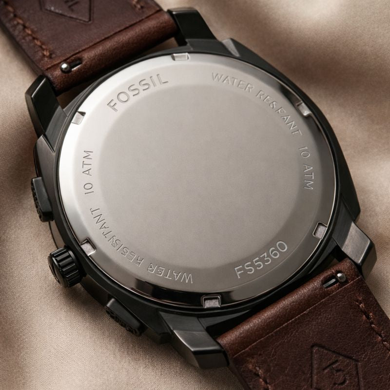 PhagwaraWatch Fossil FS4656 Leather (Chronograph Watch)