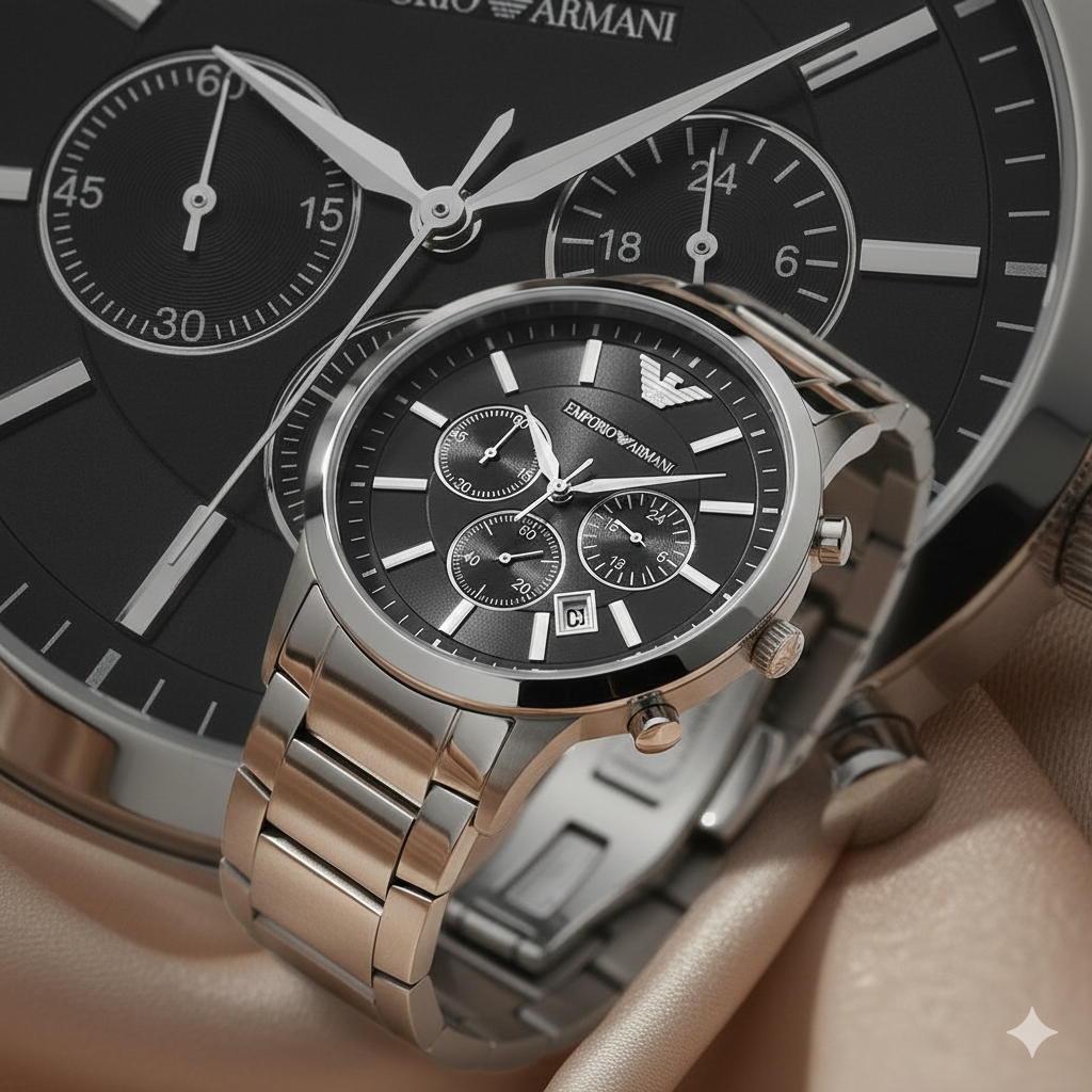 PhagwaraWatch Armani Exchange AX2434 Black (Chronograph Watch)