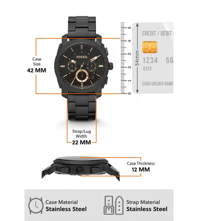 PhagwaraWatch Fossil FS4682 (Chronograph Watch)