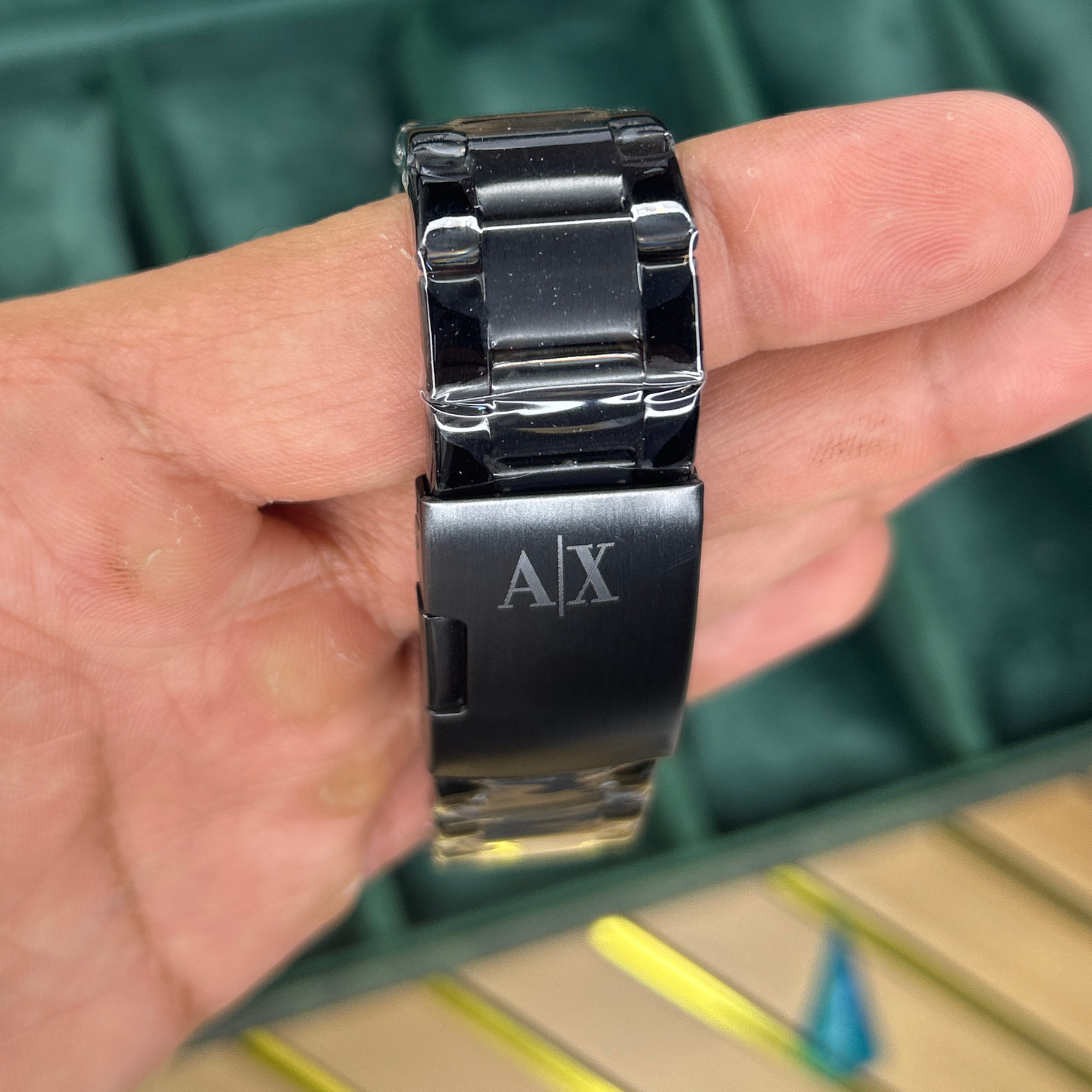 ARMANI EXCHANGE BLACK WATCH AX2418