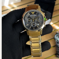 PhagwaraWatch Armani AR2453 Golden Dial (Chronograph Watch)