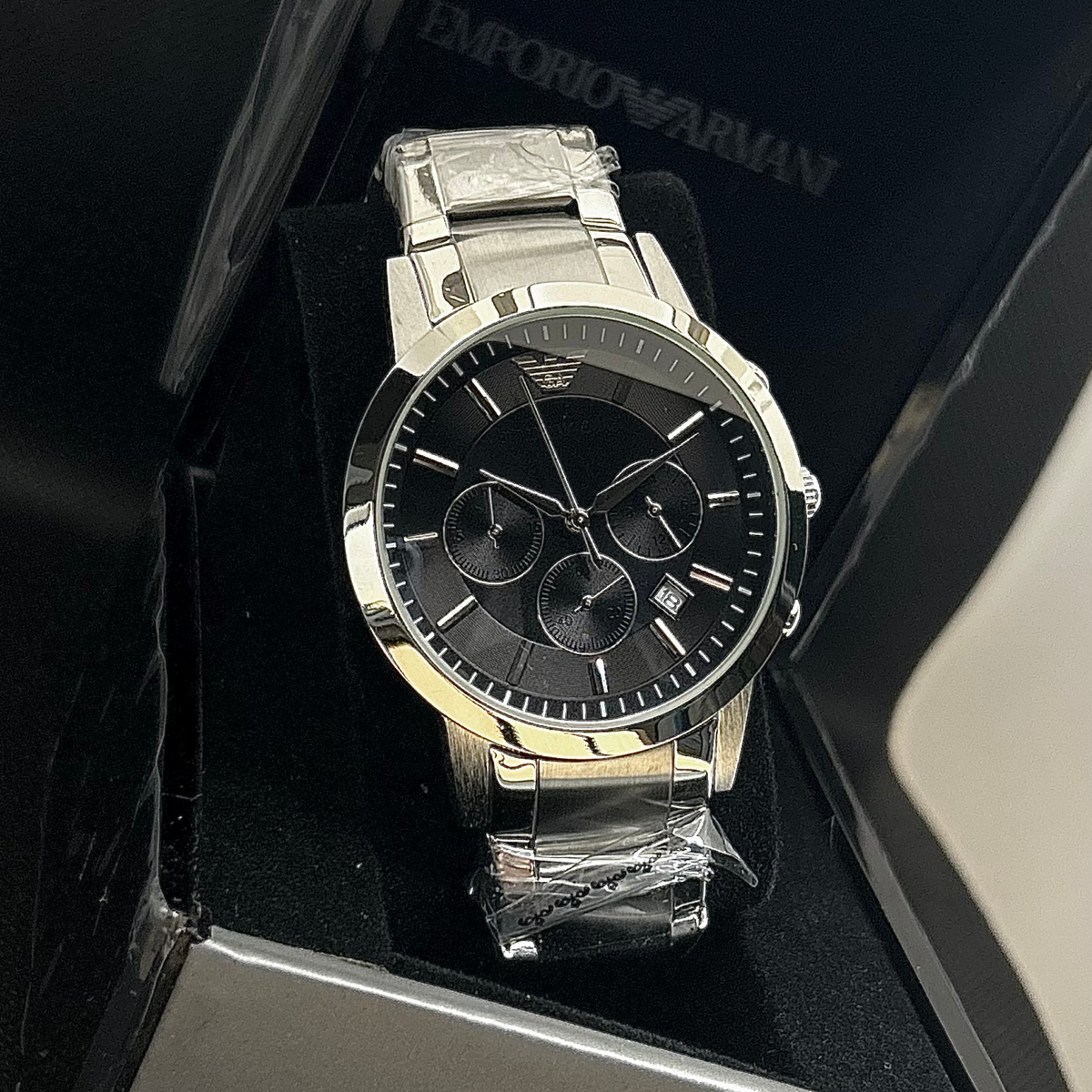 PhagwaraWatch Armani AR2453 Silver Dial (Chronograph Watch)