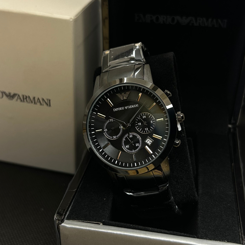 PhagwaraWatch Armani AR2453 Black Dial (Chronograph Watch)
