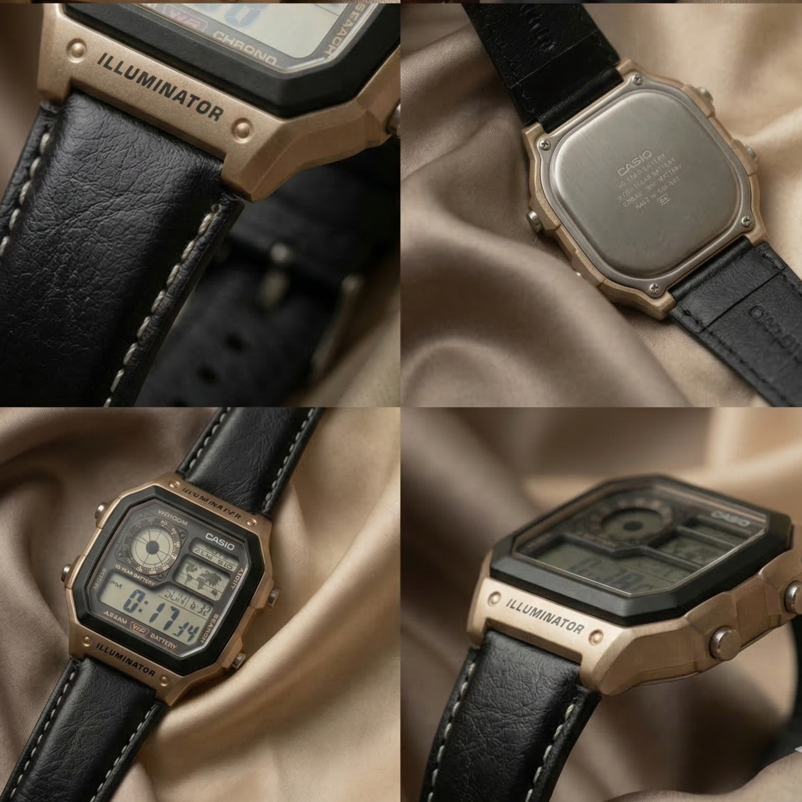 PhagwaraWatch Casio AE-1200 All Black (Digital Watch)