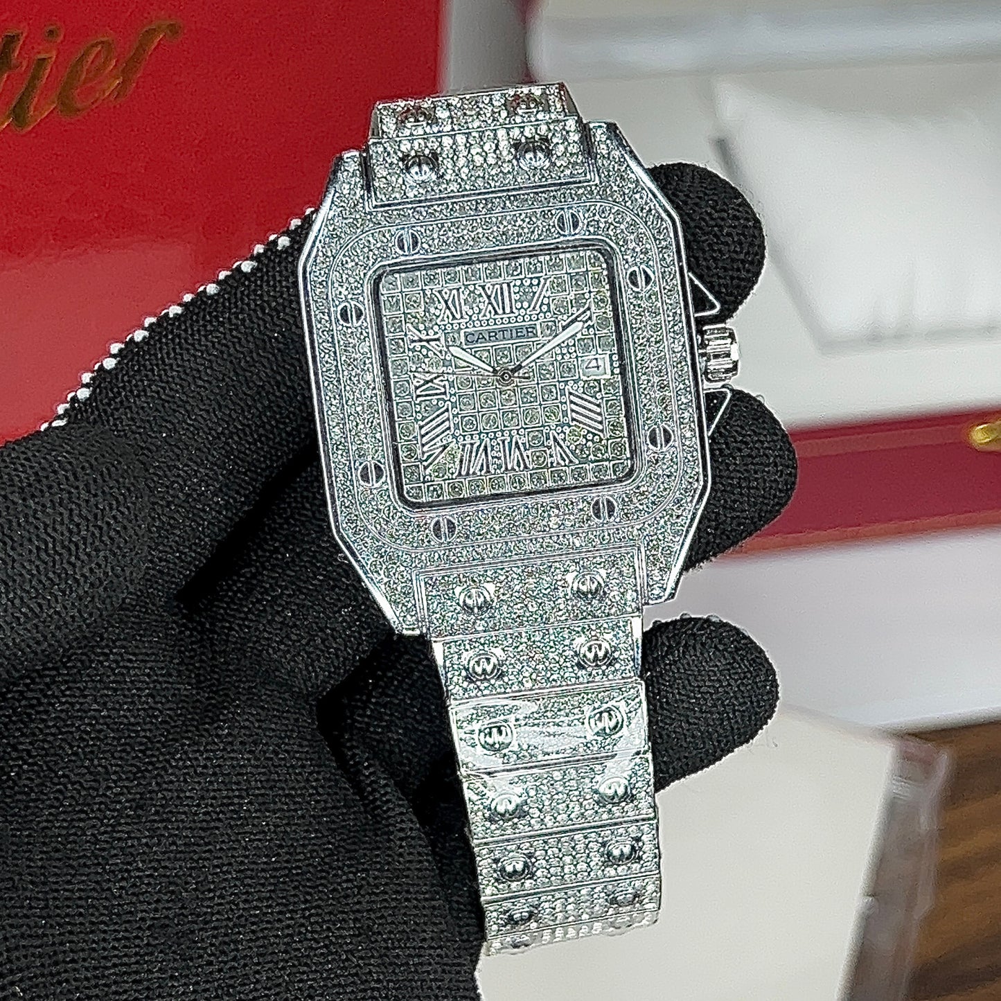 cartier  stones watch