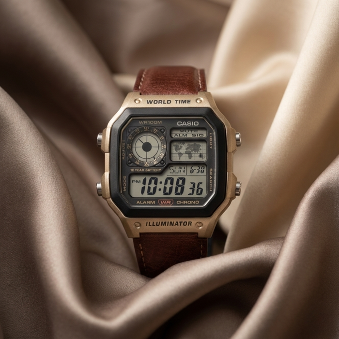 PhagwaraWatch Casio AE-1200 World Time (Digital Watch)