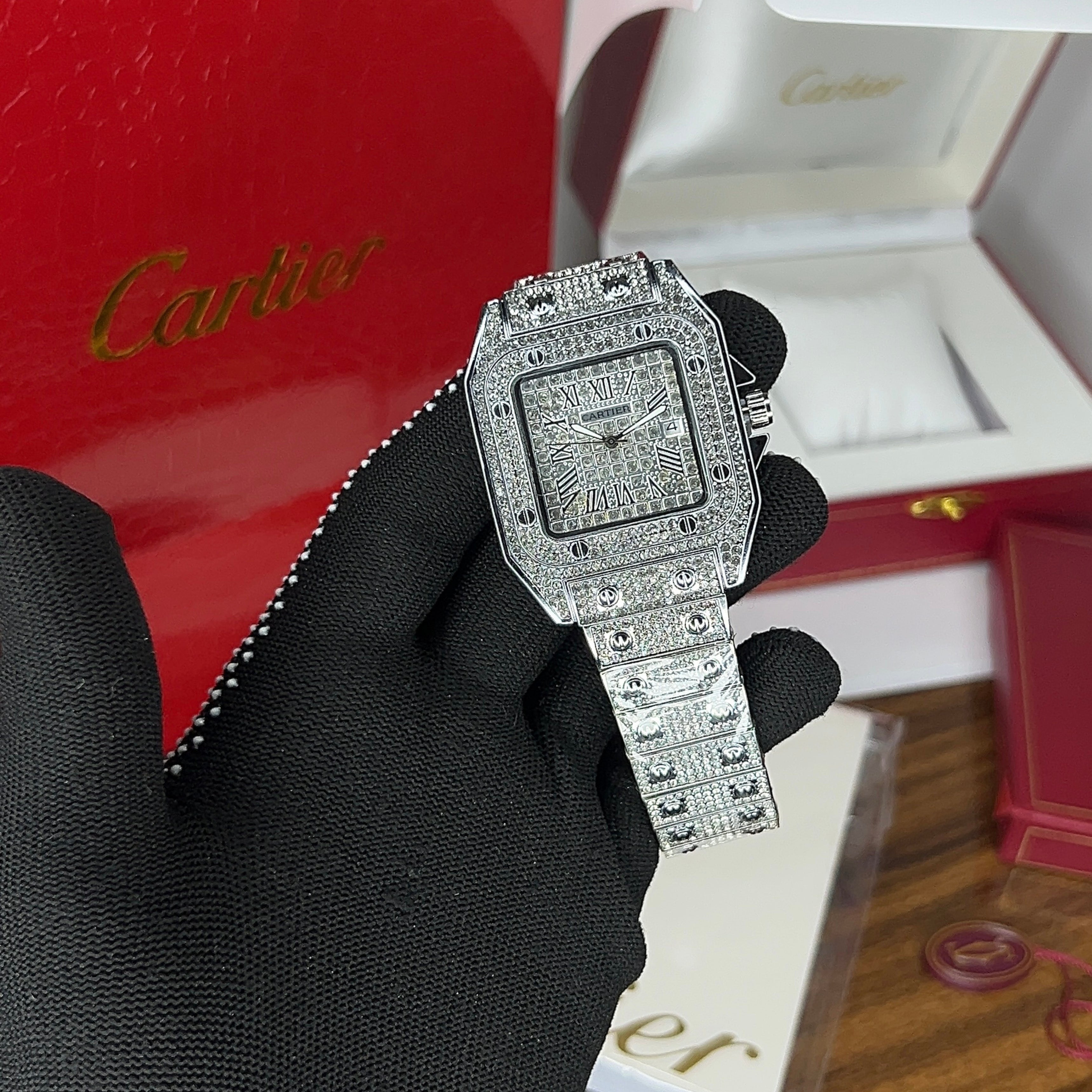 cartier  stones watch