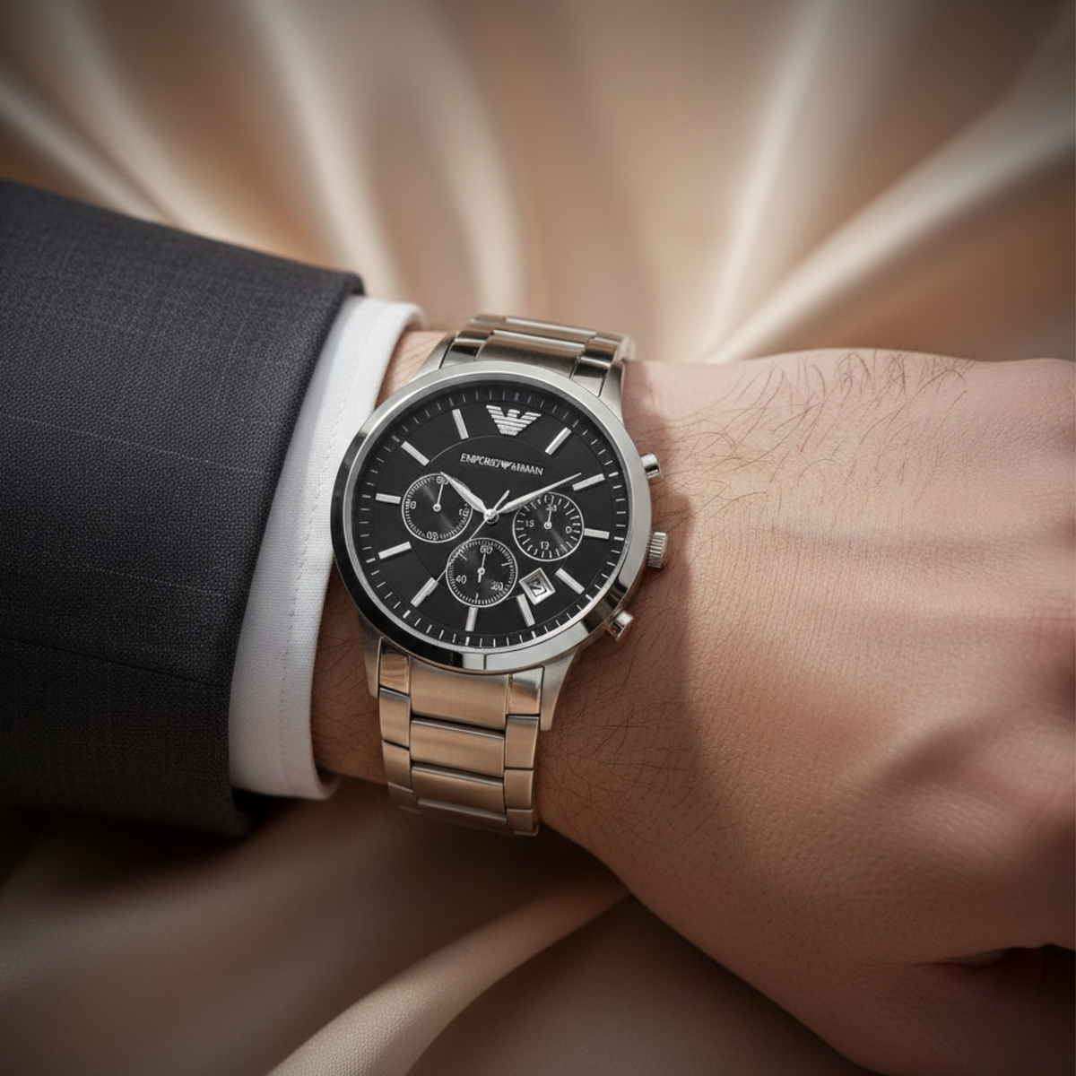 PhagwaraWatch Armani Exchange AX2434 Black (Chronograph Watch)