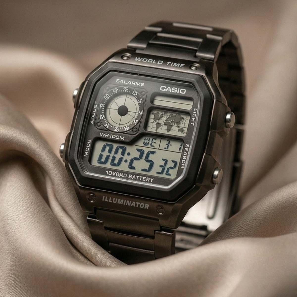 PhagwaraWatch Casio AE-1200WHD Black (Digital Watch)