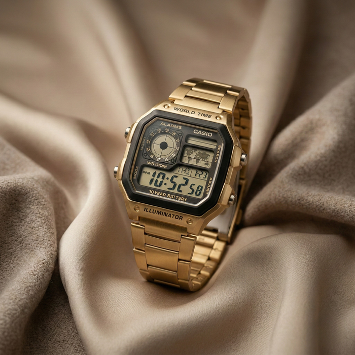 PhagwaraWatch Casio AE-1200WHD Golden (Digital Watch)