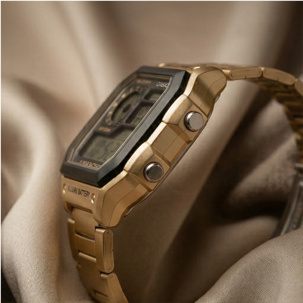 PhagwaraWatch Casio AE-1200WHD Golden (Digital Watch)