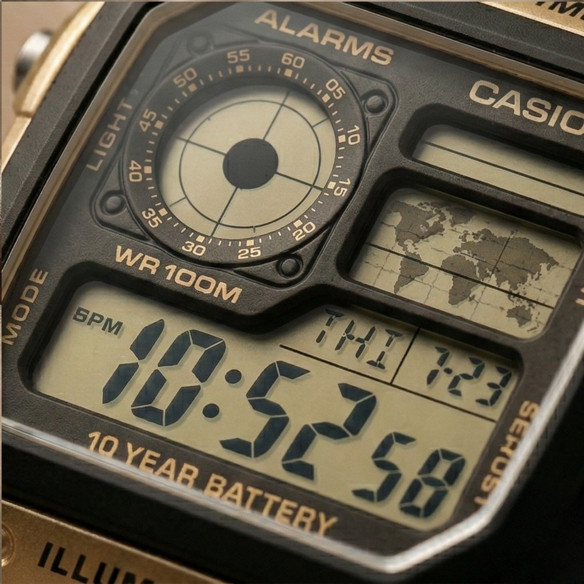 PhagwaraWatch Casio AE-1200WHD Golden (Digital Watch)