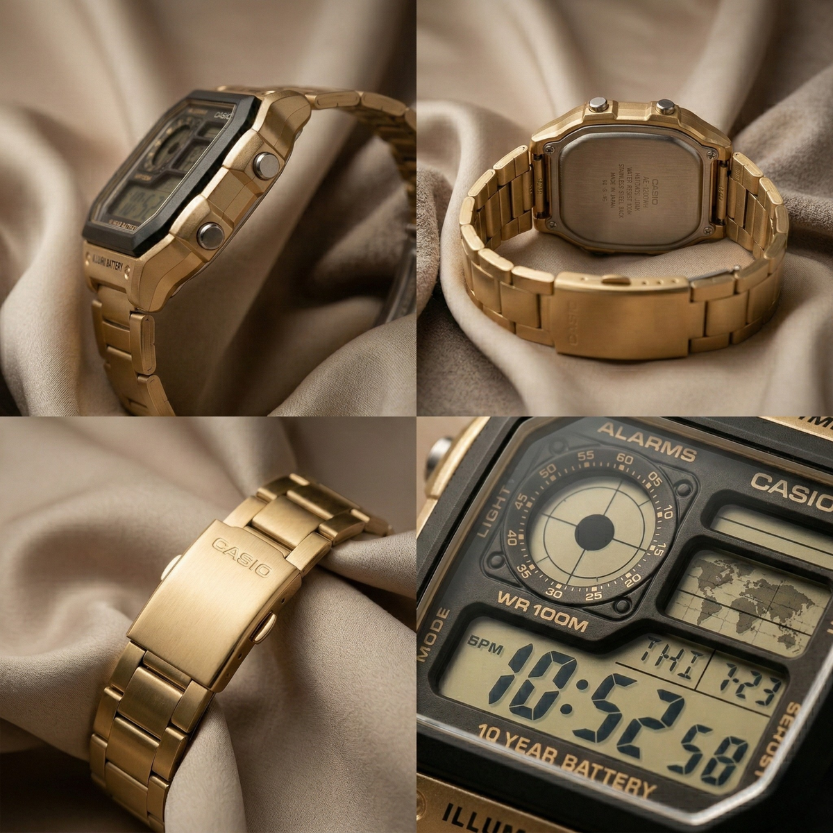 PhagwaraWatch Casio AE-1200WHD Golden (Digital Watch)