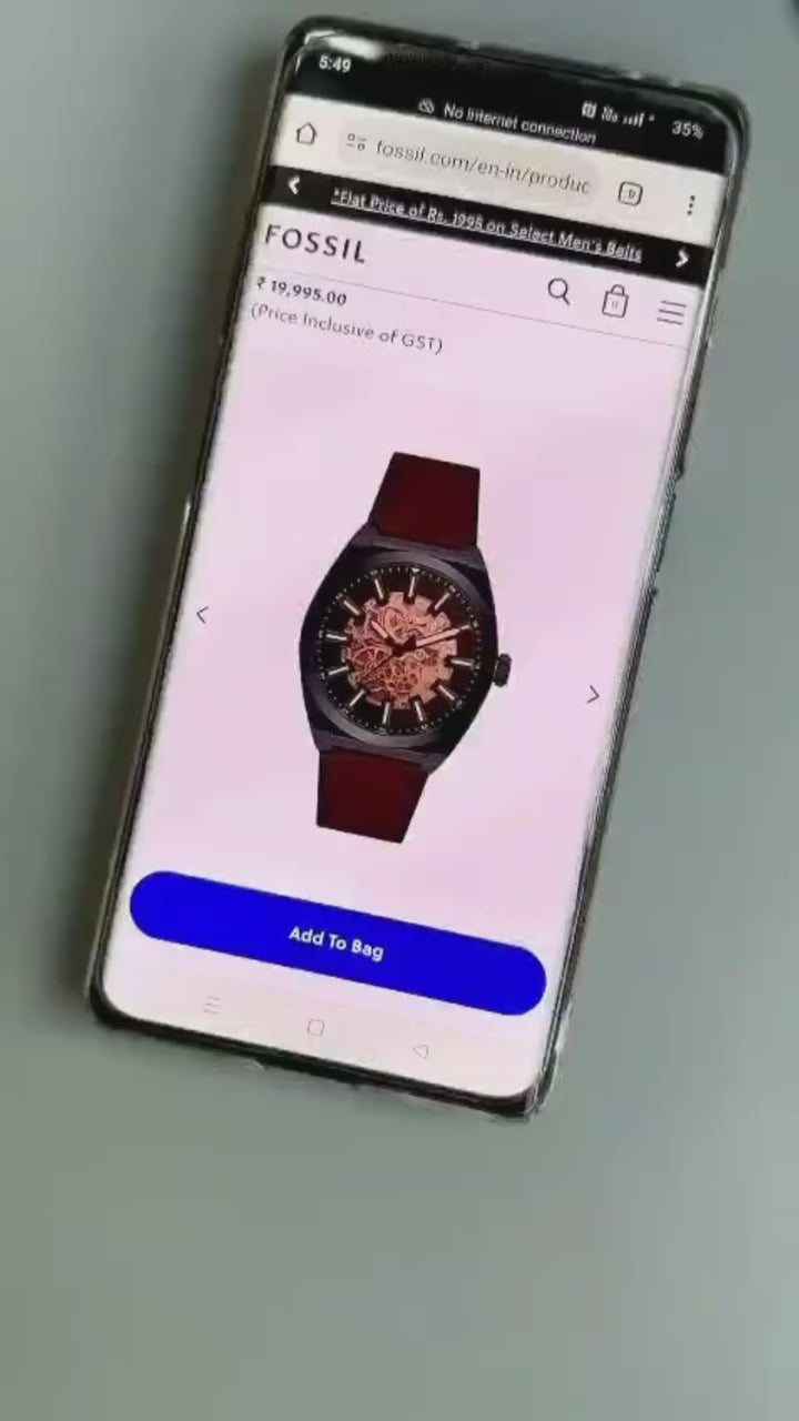 Fossil Everett Open Heart Automatic